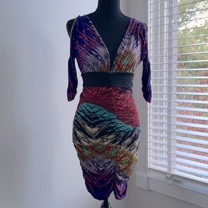 Super Cute Multi-Color Midi Dress